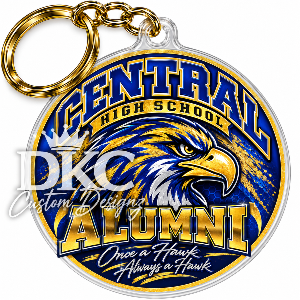 School Mascot Keychains