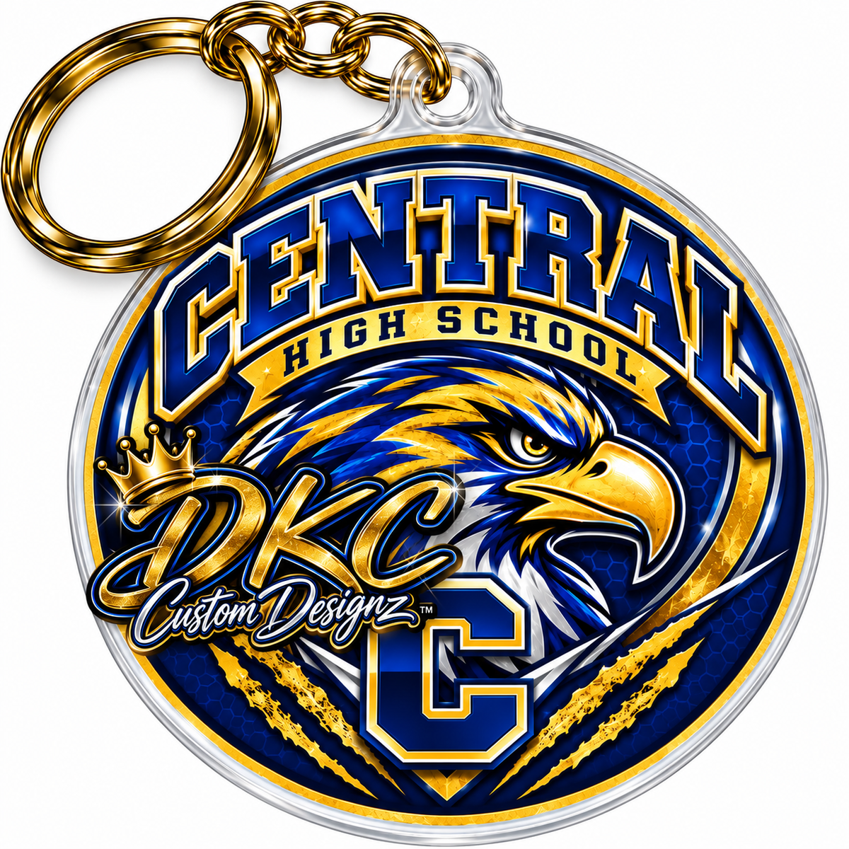 School Mascot Keychains