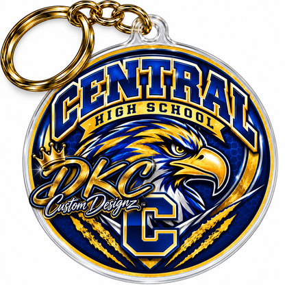 School Mascot Keychains