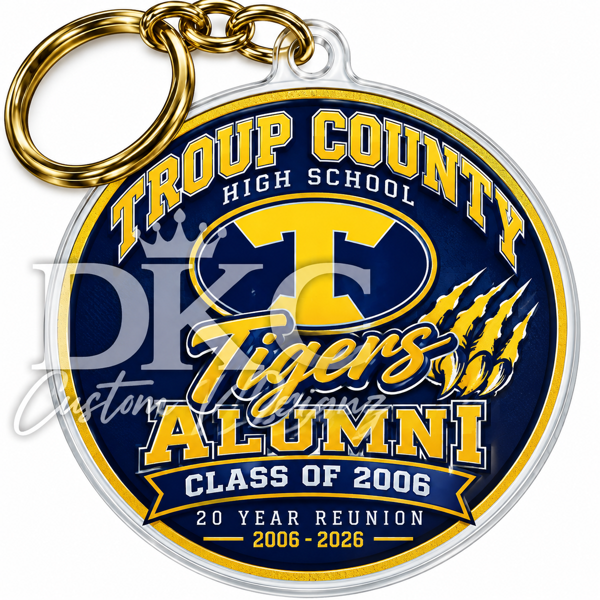 School Mascot Keychains