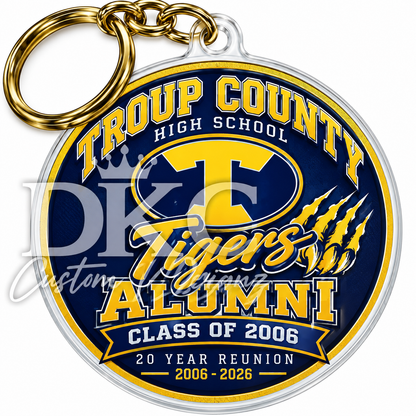 School Mascot Keychains